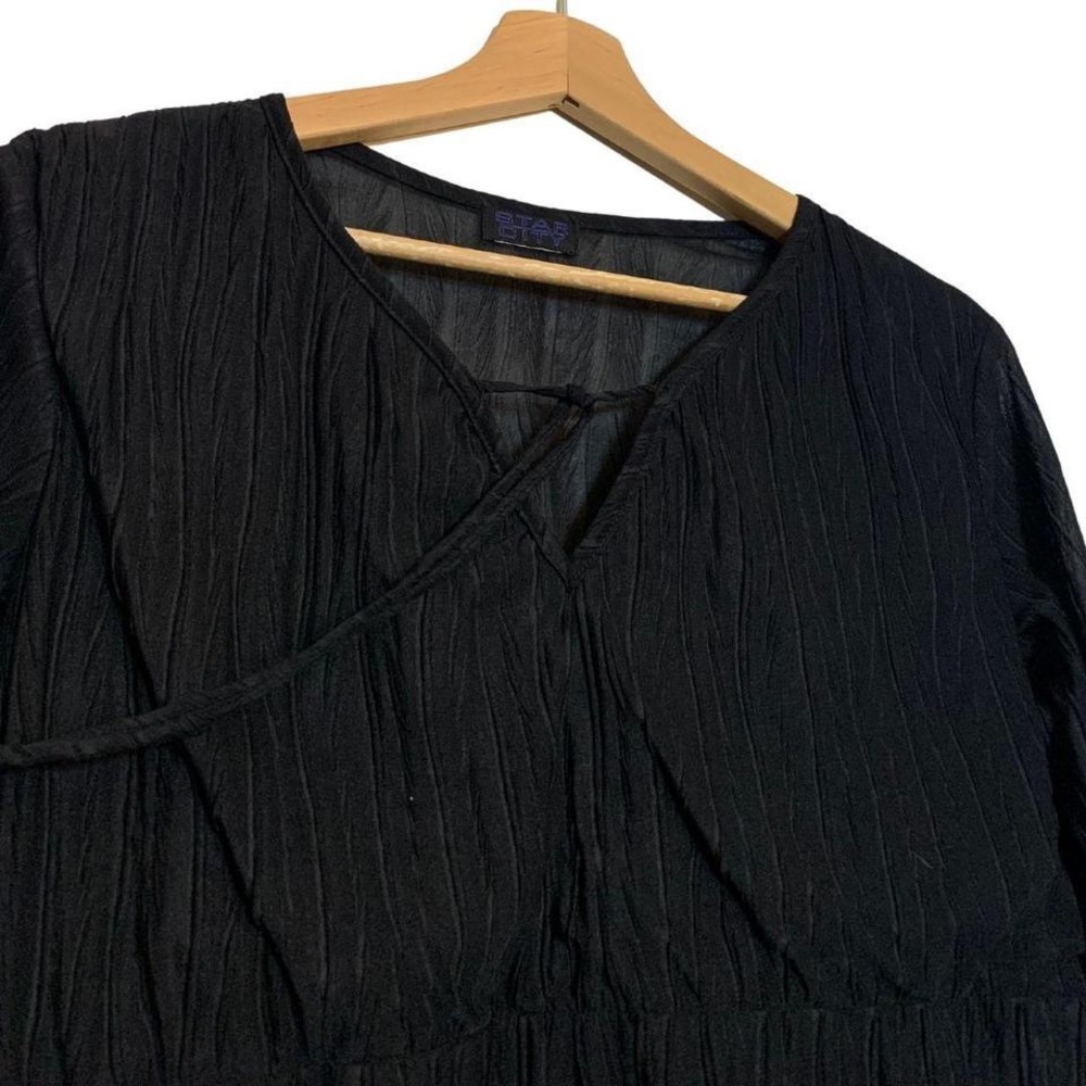 Black goth fairy coquette long sleeve - Picture 5 of 5